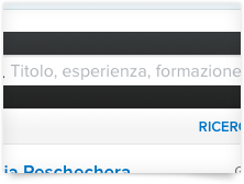 Cerca nel database dei creativi