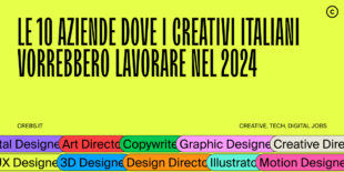 Le 10 aziende dove i creativi italiani vorrebbero lavorare nel 2024