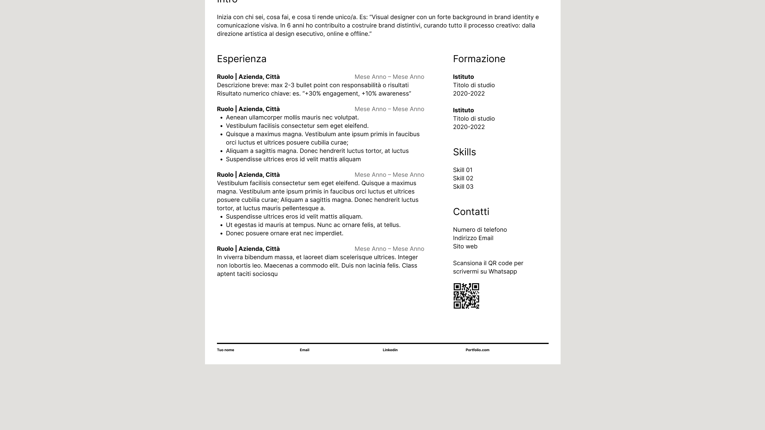 CV Template